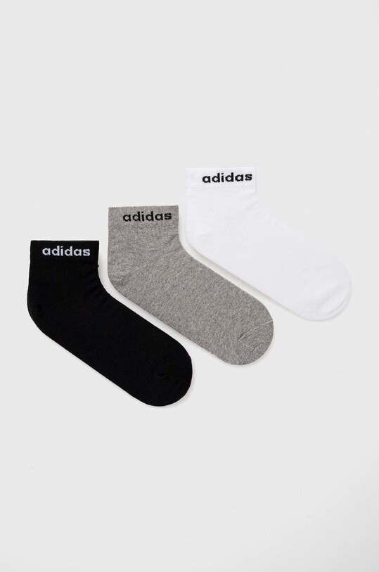 Ponožky adidas Performance 3-pak krátke ponožky čierna IC1306