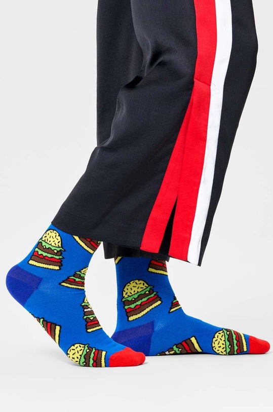 Happy Socks skarpetki Burger BUR01.6000 niebieski