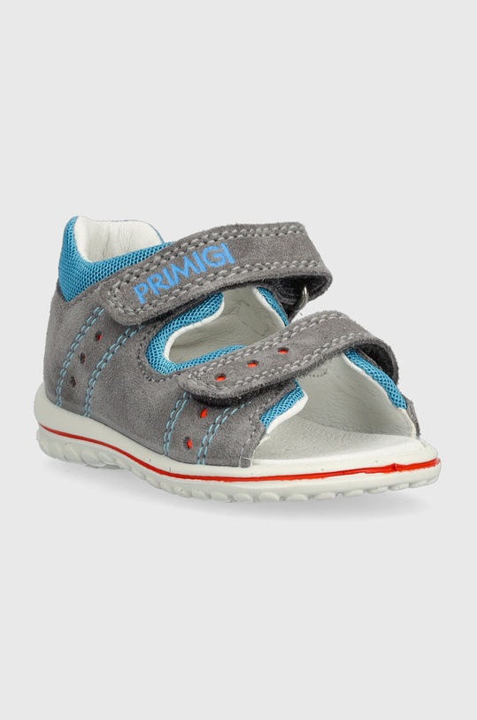 Primigi sandale din piele intoarsa pentru copii 3860400 gri SS23