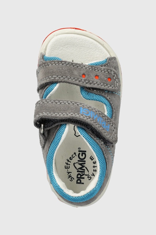 Primigi sandale din piele intoarsa pentru copii gri 3860400