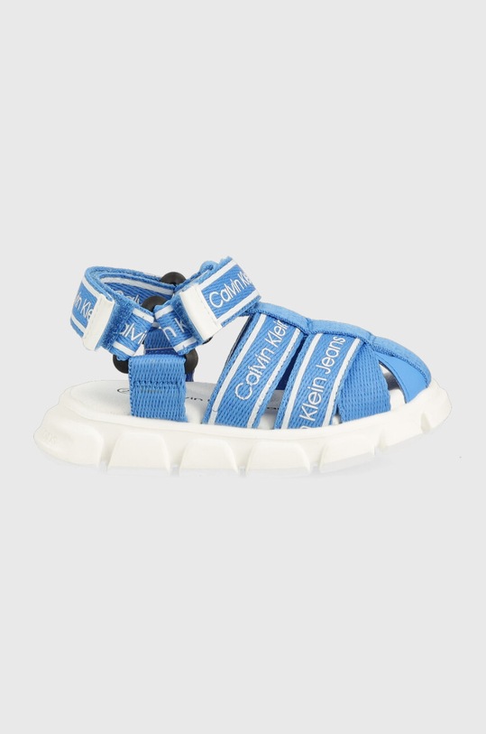 Calvin Klein Jeans sandały dziecięce syntetyczny niebieski V1B2.80608.20.23