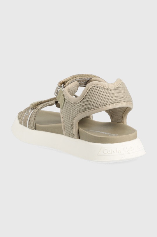 Chłopiec Calvin Klein Jeans sandały dziecięce V3B2.80619.30.34 beżowy