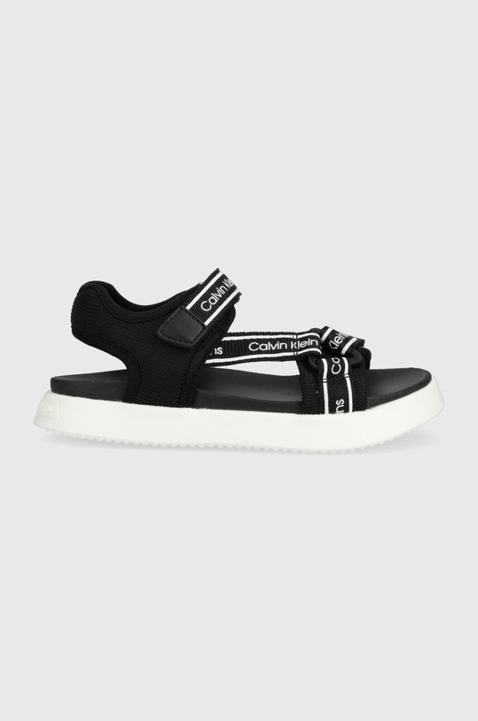 Calvin Klein Jeans gyerek szandál szintetikus fekete V3B2.80619.30.34