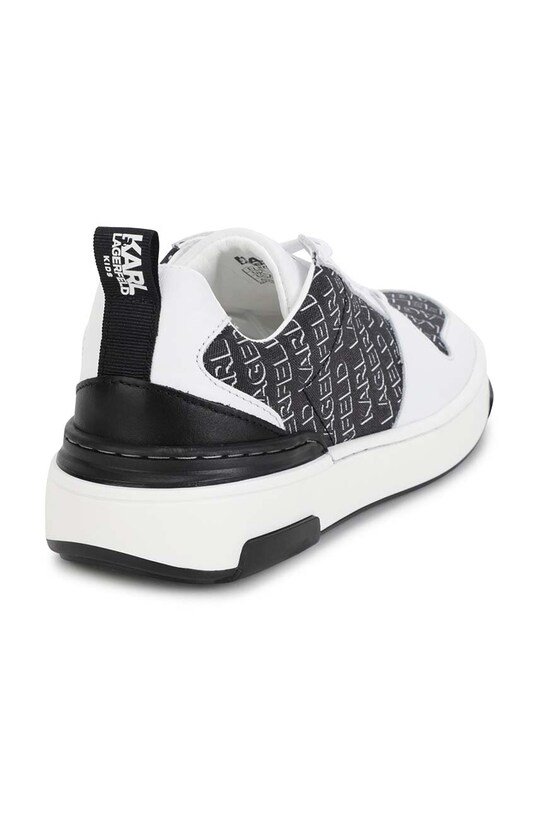Chłopiec Karl Lagerfeld sneakersy skórzane dziecięce Z29064 biały