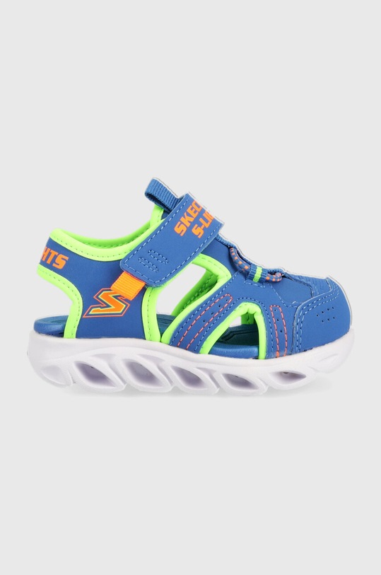 Dječje sandale Skechers Hypno-Splash Sunzys imitacija brušene kože plava 401680N.PPYX