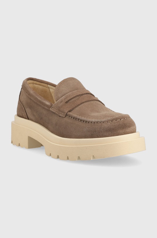 Gant mokasyny zamszowe Folida 26573760.G771 zielony SS23