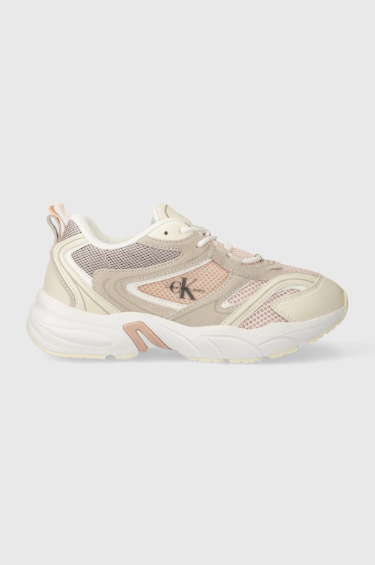 Tenisky Calvin Klein Jeans RETRO TENNIS SU-MESH WN textilní růžová YW0YW00891