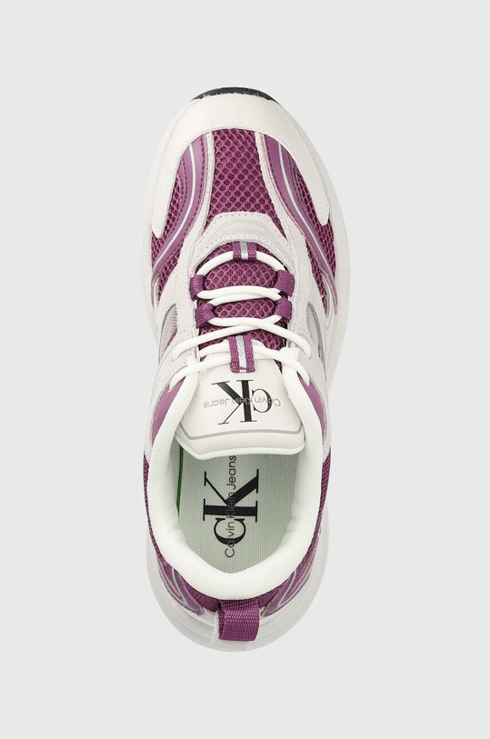Tenisky Calvin Klein Jeans RETRO TENNIS SU-MESH WN fialová YW0YW00891