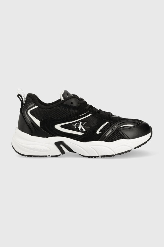 Calvin Klein Jeans sneakersy YW0YW00891 RETRO TENNIS SU-MESH W czarny YW0YW00891