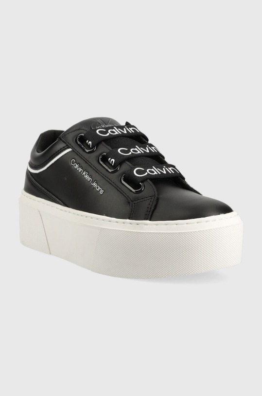 Αθλητικά Calvin Klein Jeans YW0YW00868 FLATFORM+ LOW BRANDED LACES YW0YW00868 μαύρο SS23
