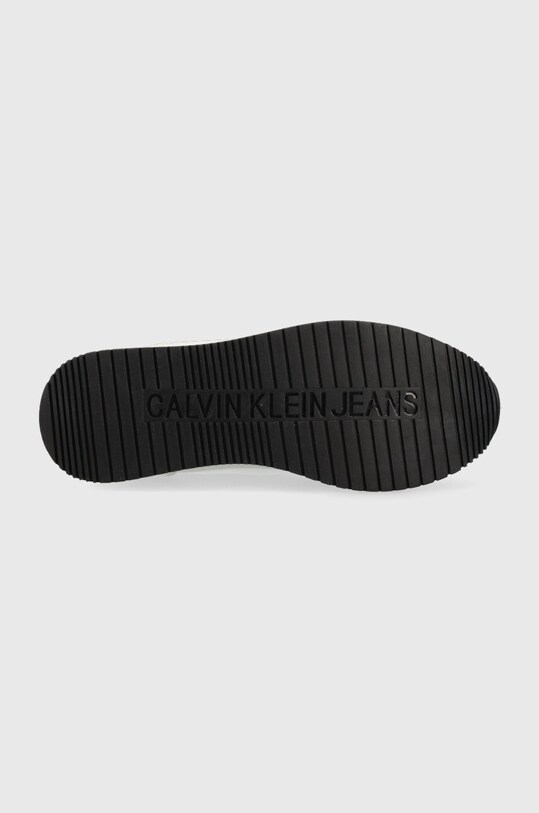 Tenisice Calvin Klein Jeans YW0YW00840 RUNNER SOCK LACEUP NY-LTH W YW0YW00840 bijela