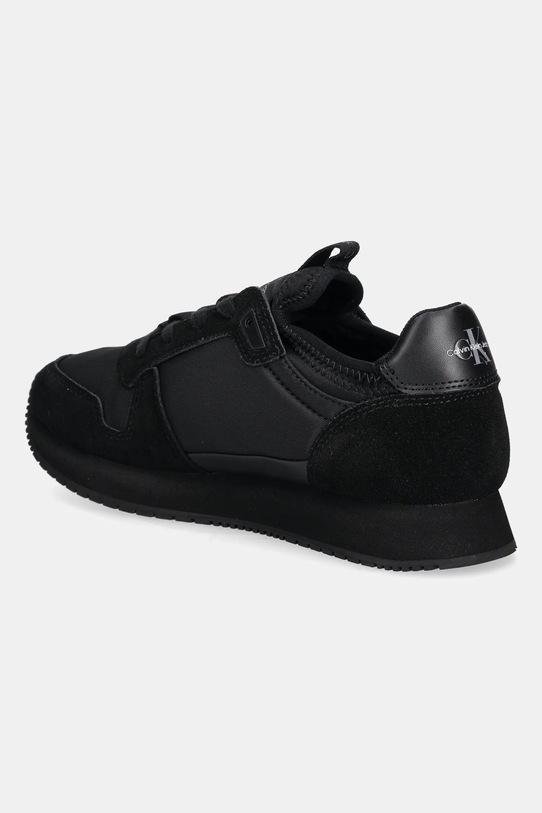 Obuwie Calvin Klein Jeans sneakersy YW0YW00840 RUNNER SOCK LACEUP NY-LTH W YW0YW00840 czarny