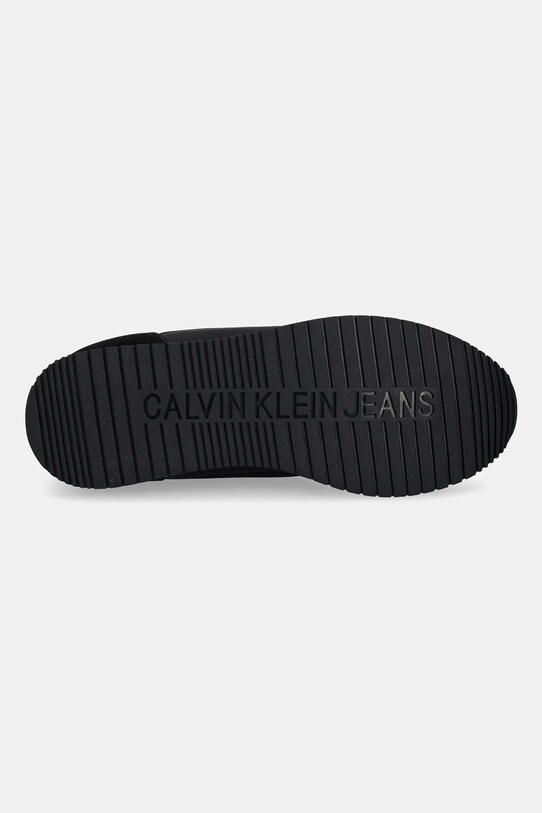 Calvin Klein Jeans sneakersy YW0YW00840 RUNNER SOCK LACEUP NY-LTH W YW0YW00840 czarny