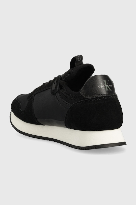 Boty Tenisky Calvin Klein Jeans YW0YW00840 RUNNER SOCK LACEUP NY-LTH W YW0YW00840 černá