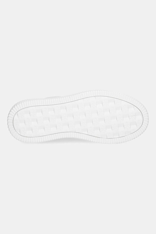 Calvin Klein Jeans sneakersy skórzane YW0YW00823 CHUNKY CUPSOLE MONOLOGO W YW0YW00823 biały