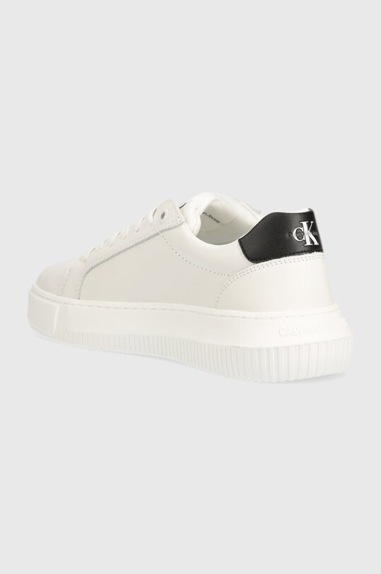 Obuv Kožené tenisky Calvin Klein Jeans CHUNKY CUPSOLE MONO LTH WN YW0YW00823 biela