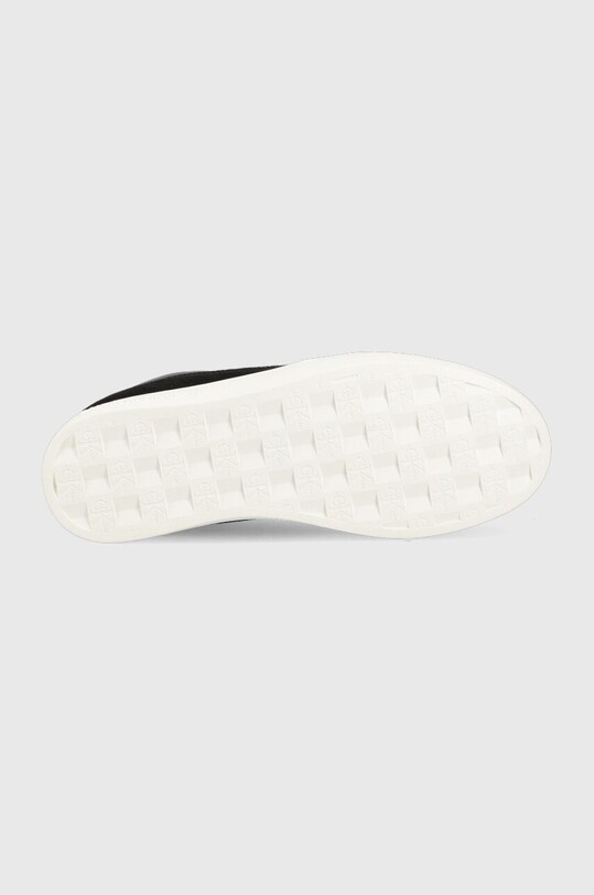 Usnjene superge Calvin Klein Jeans Classic Cupsole YW0YW00699 črna