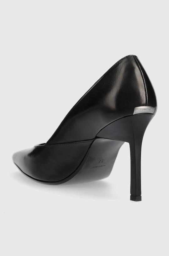 Παπούτσια Δερμάτινες γόβες Calvin Klein HW0HW01346 GEO STILETTO PUMP 90 HW0HW01346 μαύρο