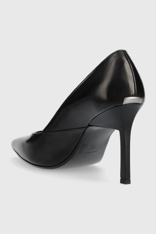 Obuv Kožené lodičky Calvin Klein HW0HW01346 GEO STILETTO PUMP 90 HW0HW01346 čierna