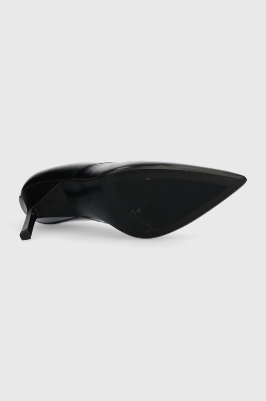 Δερμάτινες γόβες Calvin Klein HW0HW01346 GEO STILETTO PUMP 90 HW0HW01346 μαύρο