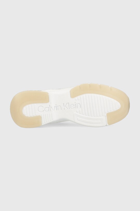 Kožené tenisky Calvin Klein HW0HW01351 ELEVATED RUNNER LACE UP HW0HW01351 béžová