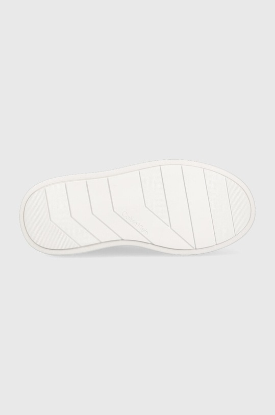 Кожени маратонки Calvin Klein HW0HW01356 BUBBLE CUPSOLE LACE UP HW0HW01356 бежов