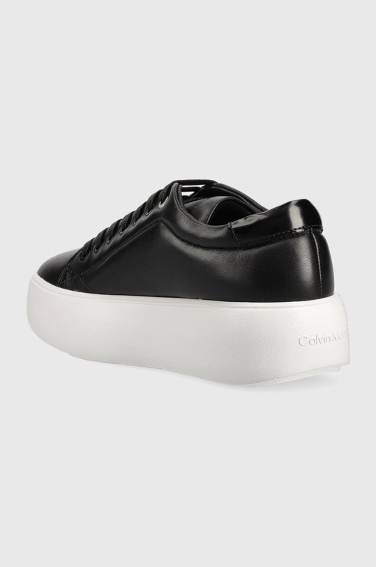 Boty Kožené tenisky Calvin Klein HW0HW01356 BUBBLE CUPSOLE LACE UP HW0HW01356 černá