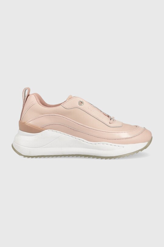 Αθλητικά Calvin Klein HW0HW01371 INTERNAL WEDGE LACE UP συνθετικό ροζ HW0HW01371