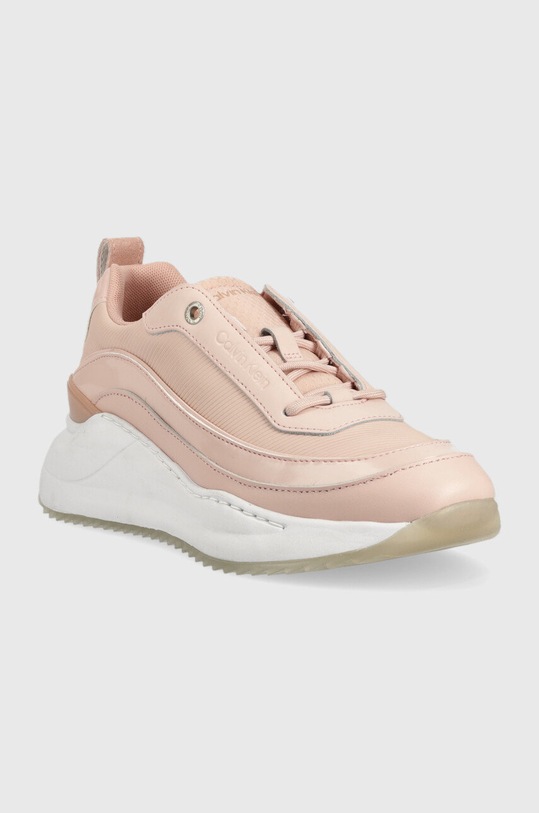 Calvin Klein sneakers HW0HW01371 INTERNAL WEDGE LACE UP HW0HW01371 roz SS23