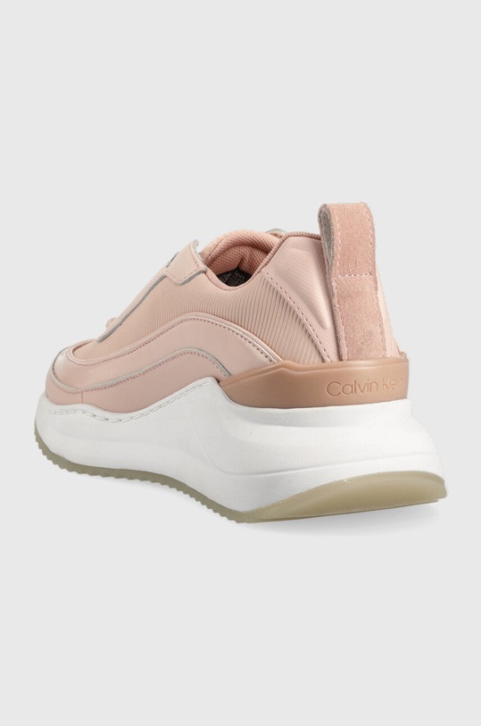 Încălțăminte Calvin Klein sneakers HW0HW01371 INTERNAL WEDGE LACE UP HW0HW01371 roz