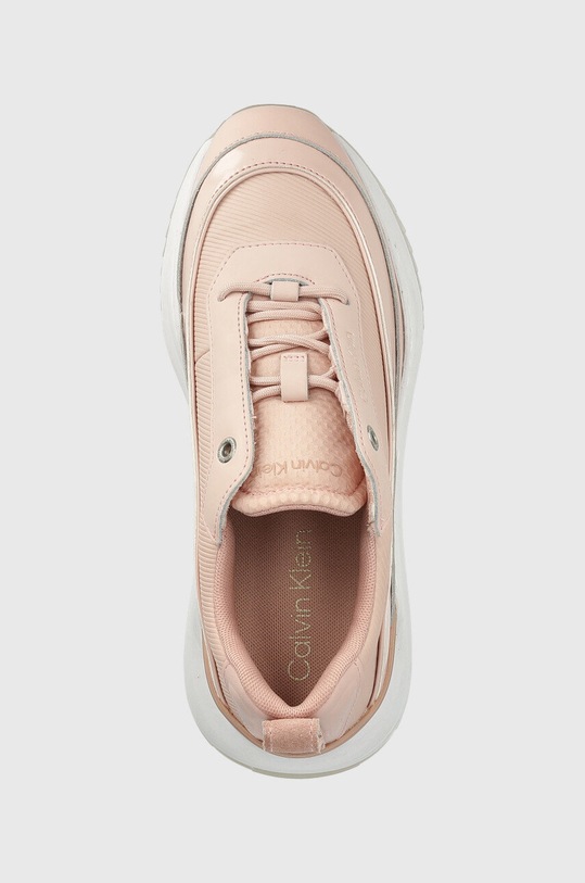 Calvin Klein sneakers HW0HW01371 INTERNAL WEDGE LACE UP roz HW0HW01371