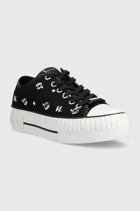 Кеди Karl Lagerfeld KL60415 KAMPUS MAX KL60415.900 чорний SS23