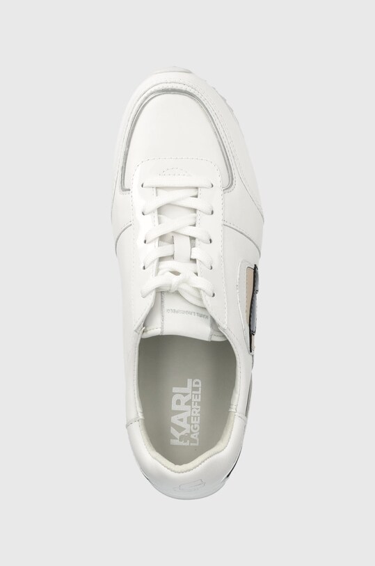 Karl Lagerfeld sneakersy skórzane VELOCITA II biały KL61930N.311
