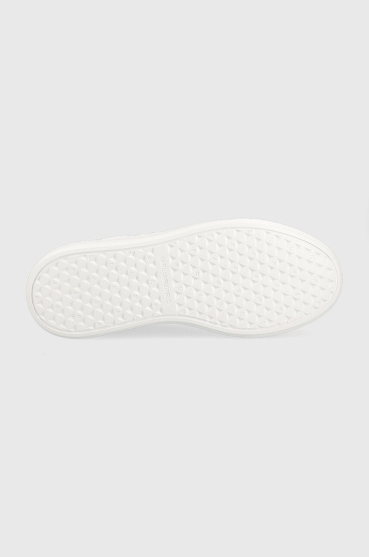 Karl Lagerfeld sneakersy skórzane MAXI KUP KL62210.01W biały