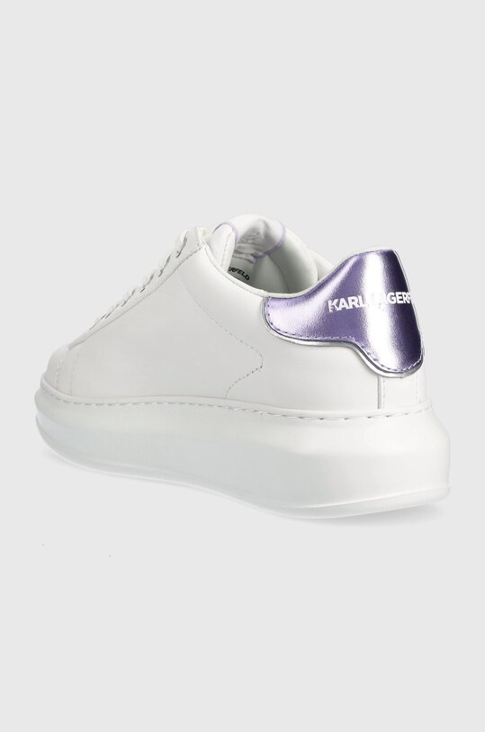 Încălțăminte Karl Lagerfeld sneakers din piele KL62530 KAPRI KL62530.01V alb