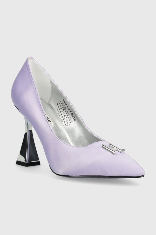 Обувки с висок ток Karl Lagerfeld KL32013 DEBUT KL32013.SVP виолетов SS23