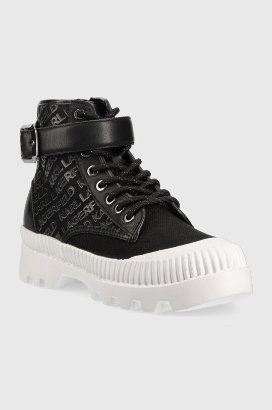 Karl Lagerfeld botki TREKKA II KL42546.400 czarny SS23