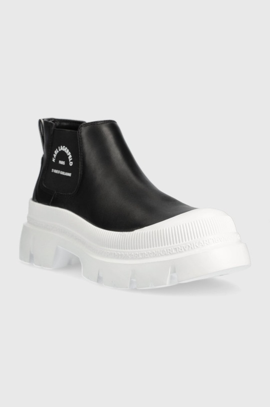 Boty s gumou Karl Lagerfeld TREKKA MAX KL43530.00W černá SS23