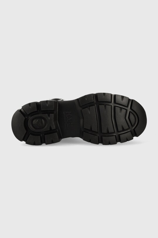 Кожени кубинки Karl Lagerfeld KL43555 TREKKA MAX KL43555.00X черен
