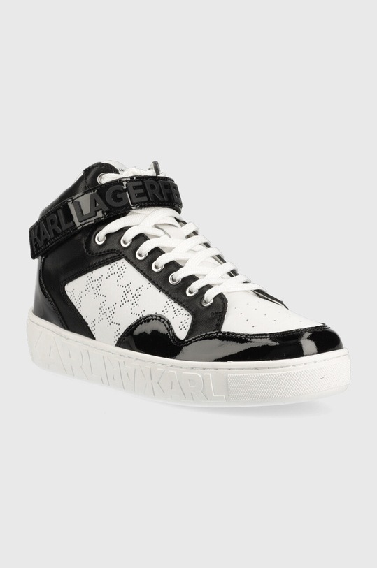 Δερμάτινα αθλητικά παπούτσια Karl Lagerfeld KL61056 KUPSOLE III KL61056.001 μαύρο SS23