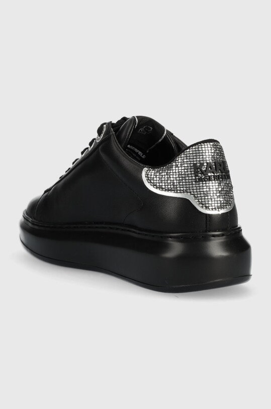 Boty Kožené sneakers boty Karl Lagerfeld KL62516D KAPRI KL62516D.00S černá