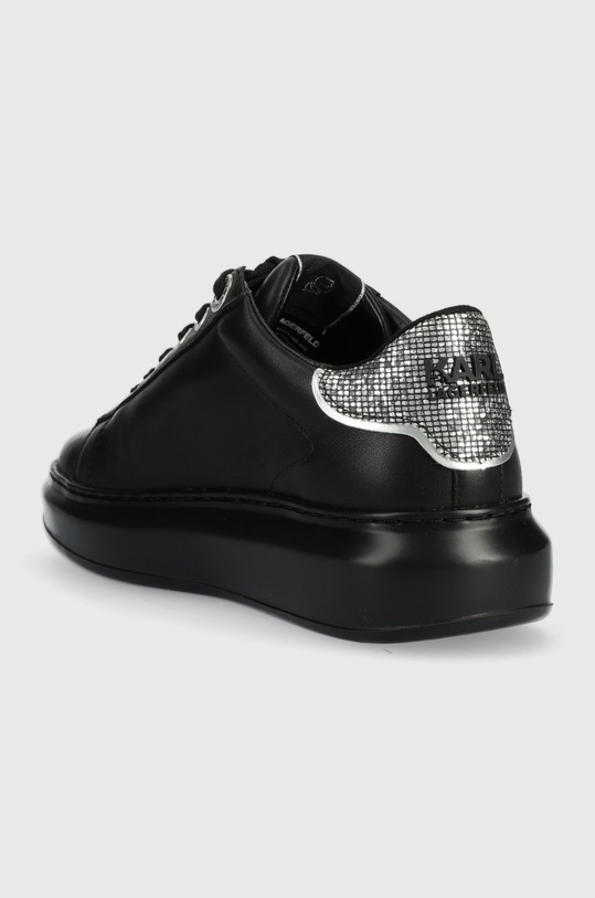 Obuwie Karl Lagerfeld sneakersy skórzane KL62516D KAPRI KL62516D.00S czarny