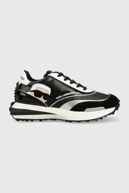 Karl Lagerfeld sneakersy Zone imitacja skóry licowej czarny KL62930N.300