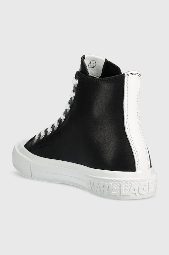 Obuwie Karl Lagerfeld trampki skórzane KAMPUS III KL60355N.000 czarny