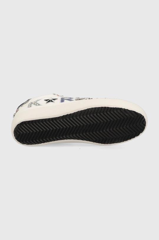 Karl Lagerfeld sneakersy skórzane KL60118 SKOOL KL60118.011 biały
