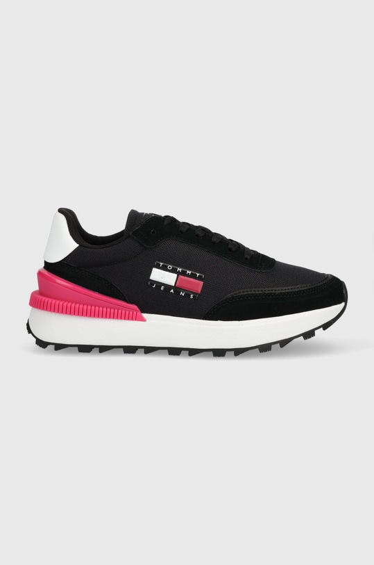 Кросівки Tommy Jeans EN0EN02028 WMNS EVOLVE лицьова шкіра чорний EN0EN02028