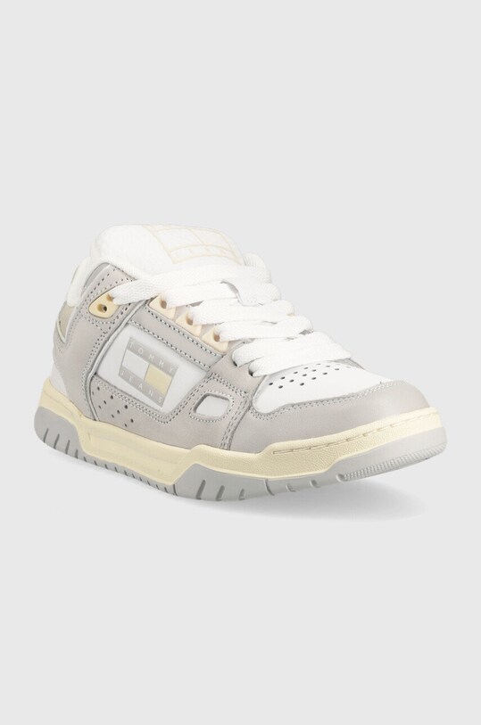 Шкіряні кросівки Tommy Jeans En0en02053 Wmns Droid Low EN0EN02053 бежевий SS23