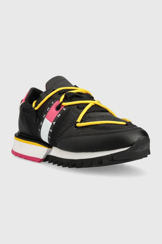 Superge Tommy Jeans EN0EN02056 WMNS CLEAT ELEVATED EN0EN02056 črna SS23
