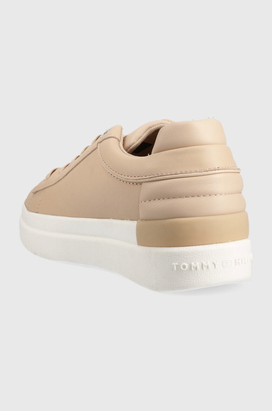 Boty Kožené tenisky Tommy Hilfiger Fw0fw06511 Feminine Elevated Sneaker FW0FW06511 béžová