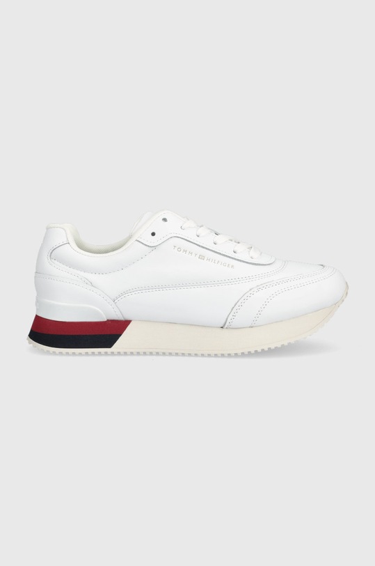 Tommy Hilfiger sneakersy FW0FW06836 LUX LEATHER SNEAKER Planet friendly biały FW0FW06836
